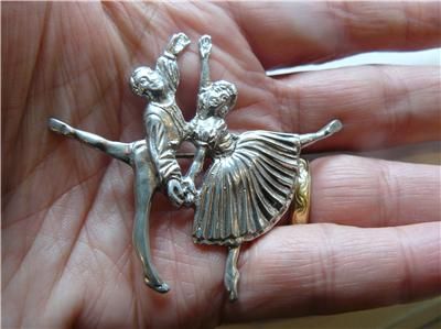  SOLID SILVER RARE BALLERINAS BY FREDERICK MASSINGHAM   D.H.PHILLIPS