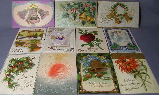 Good condition lot of sixty four (64) vintage Christmas and New Year