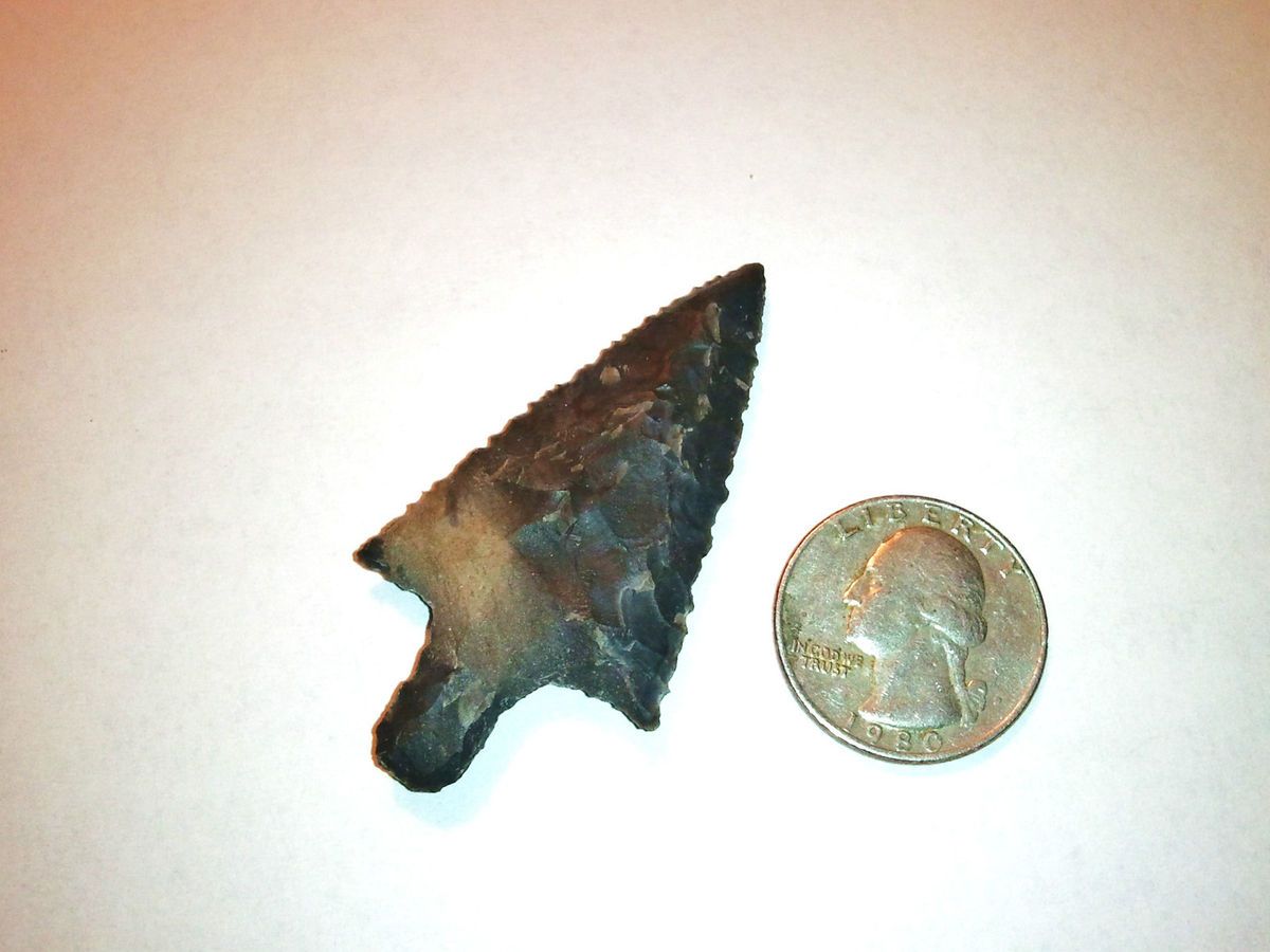 Flint Knapping Art Fort Payne Flint Arrowhead