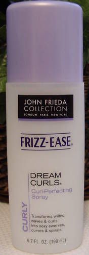 John Frieda Dream Curls Frizz Ease Spray Full Size for Curly Hair Free