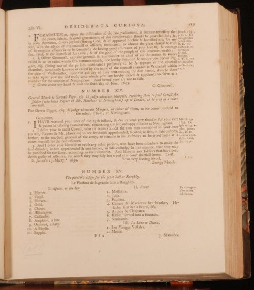 1779 Desiderata Curiosa by Francis Peck English History