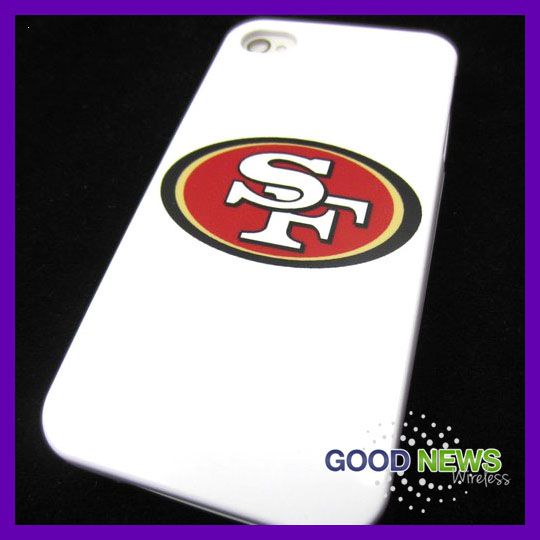 iPhone 4 4S 4G San Francisco 49ers Rubber Skin Case Phone Cover