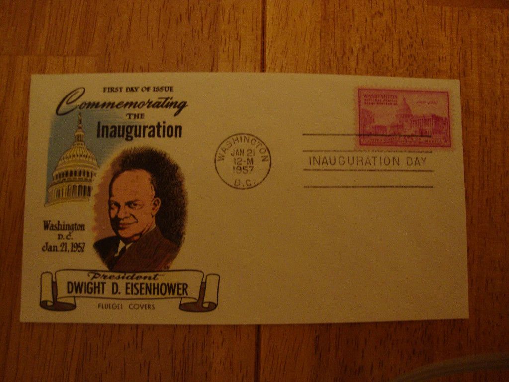 Fluegel 1957 Eisenhower Inauguration Cover