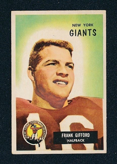 1955 Bowman Football Frank Gifford 7 VG EX