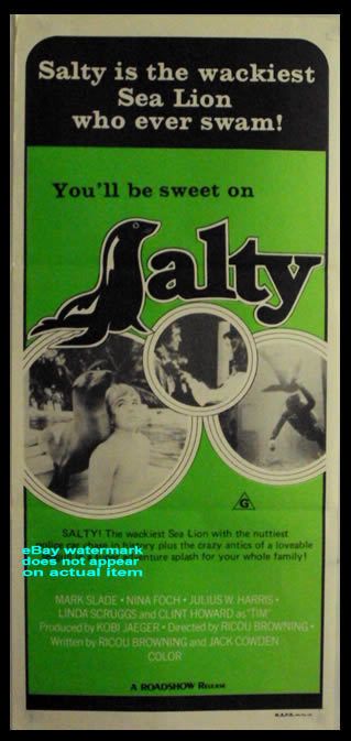 Salty Seal Lion NIN Foch Original 1973 Movie Poster