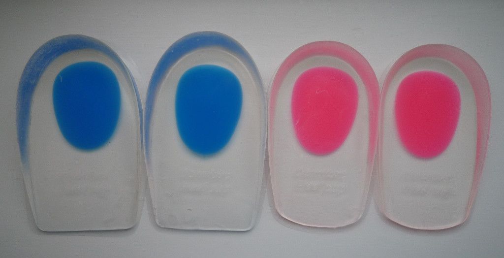 Gel Heel Pads Cups Insoles Inserts Foot Pain Relief