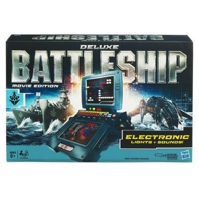 BATTLESHIP DELUXE MOVIE EDITION ELECTRONIC GAME HASBRO interactive