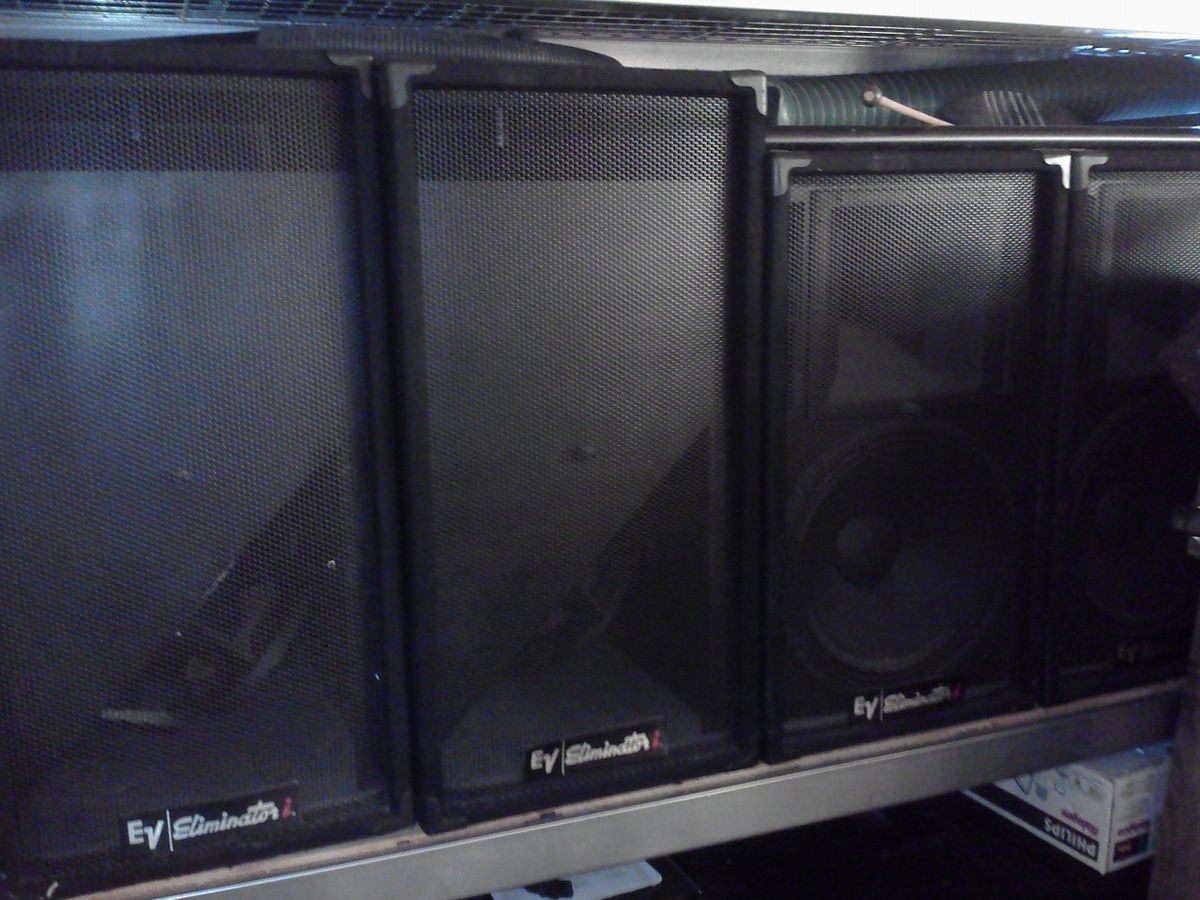 Pair of EV Eliminator I Matched Loud Speakers Subs