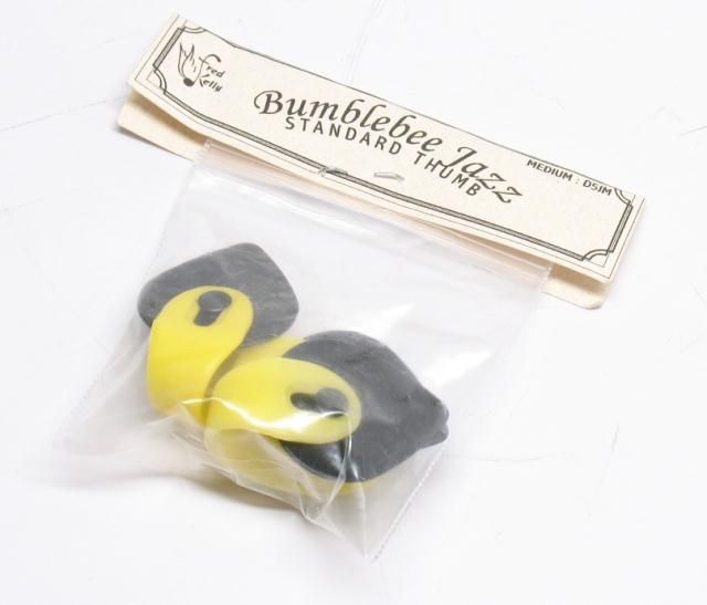 Brand new  FRED KELLY Bumblebee Thumbpicks, MEDIUM JAZZ, package of 3