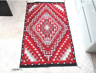 Brenda Nez Ganado Red Diamond Rug Magnificent