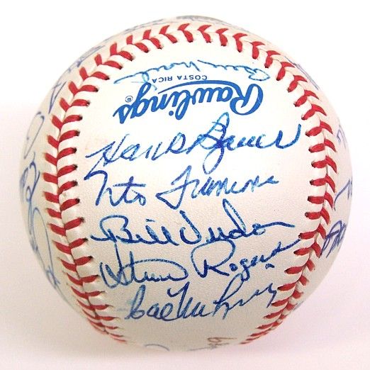 Mickey Mantle Billy Martin Signed Baseball Ball PSA DNA