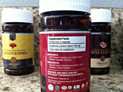  GOLD Capsule 4 Pack 1 Grapeseed 1 Mycelium 1 Spore Powder 1 Ganoderma