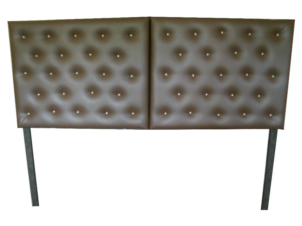  Brown Leather Headboard Twin Full Queen King