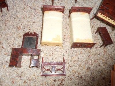 vintage lot renwal dollhouse furniture