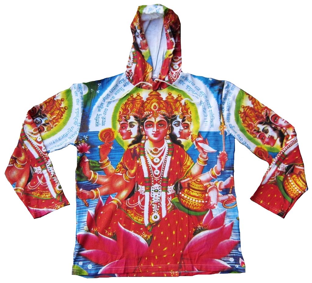 Gayatri Mata Hindu Mantra Shiva Tattoo Designer Painting Hoodie T