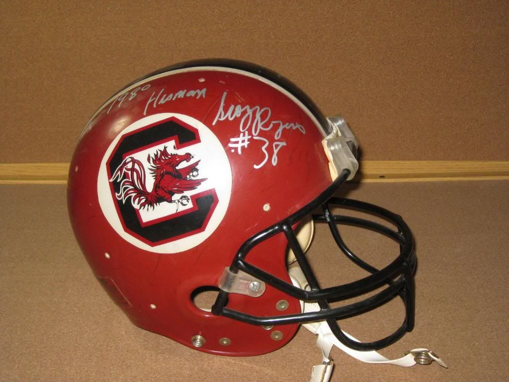 George Rogers Signed University of South Carolina Gamecocks Football