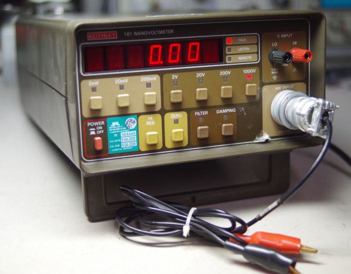  Keithley 181 Nanovoltmeter with Probe