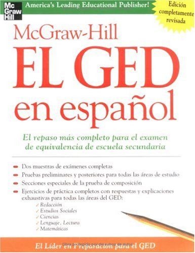 mcgraw hill el ged en espanol new fast shipping