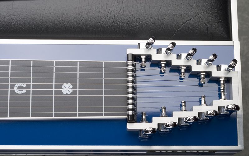 GFI ULTRA S10 E9 PU PROFESSIONAL PEDAL STEEL GUITAR   3 PEDALS 4 KNEE