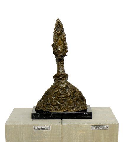  Art Bronze Sculpture Big Head Diego A Tribute to Giacometti