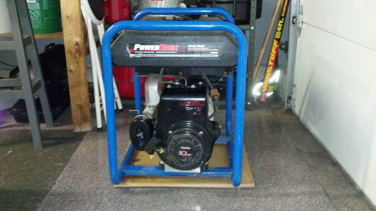 DeVilbiss Powerback GT5000 5000 Watt Generator