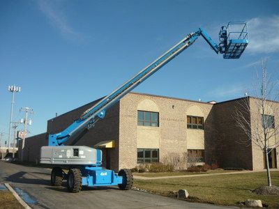 2005 Genie s 85 Boomlift Man Lift Telescopic 4x4 Aerial Lift