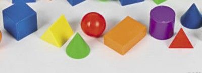 Mini Geometric Shapes Math Manipulative Geometry Solids