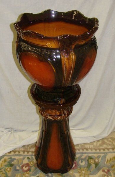 Roseville Rozane Jardinière and Pedestal Very RARE Piece Georgeous