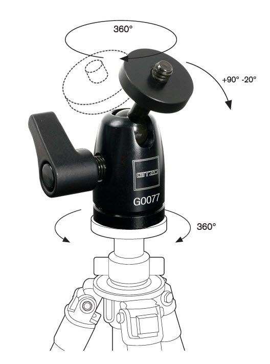  and precise movements and high quality manufacturing gitzo center ball