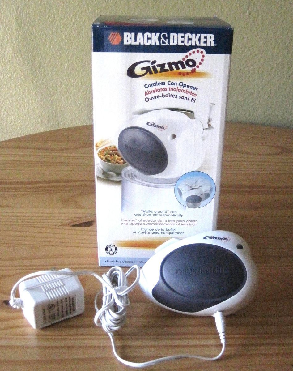 Black Decker Gizmo Cordless Can Opener GC100 Unused in Box