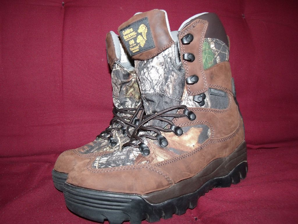 Golden Retriever 400G Pursuit Mens Boots Email Sz