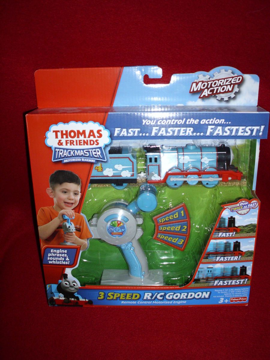  Friends TRACKMASTER REMOTE CONTROL MOTORIZED TRAIN 3 SPEED R C GORDON