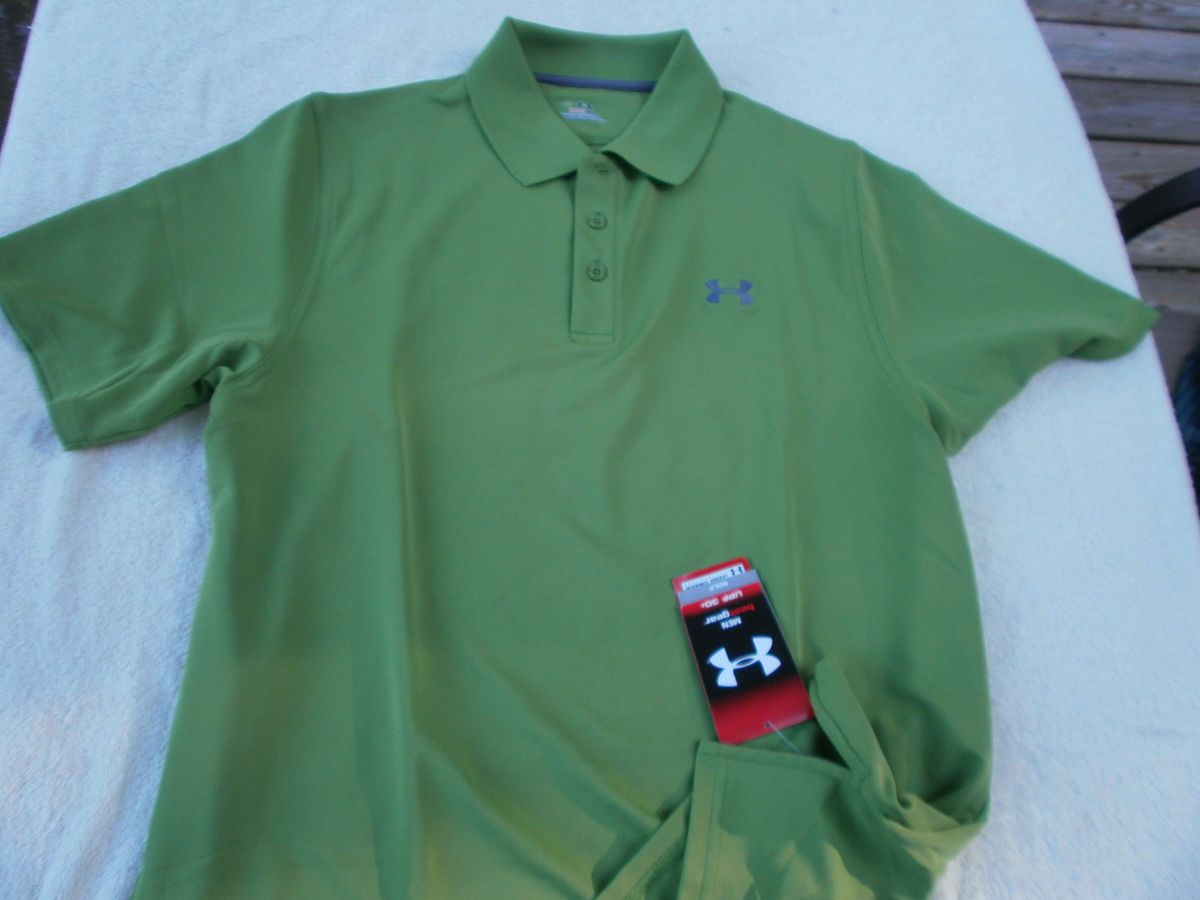 Under Armour Heat Gear Golf Polo Colors M XXXL XXL