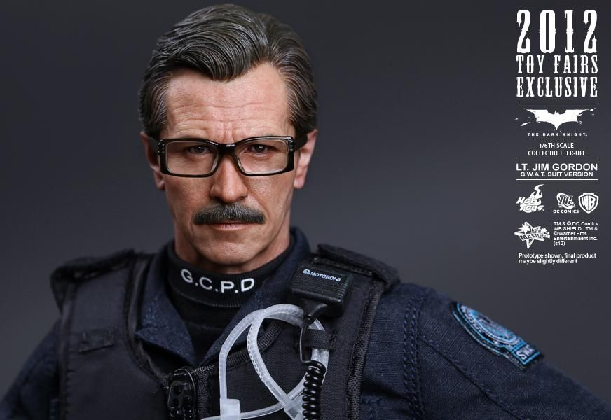  12 2012 Toy Exclusive THE DARK KNIGHT Jim Gordon in S.W.A.T. Suit Ver