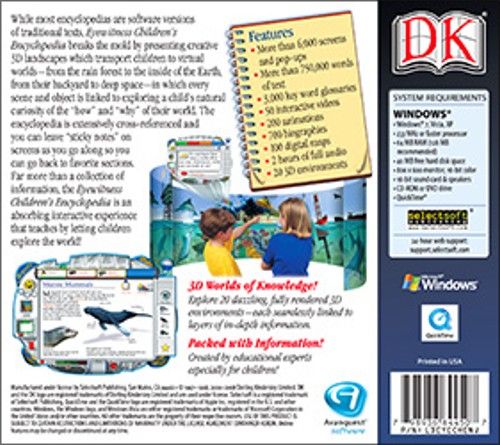 AGE7 12 DK Childrens Encyclopedia SEALED PC XP Vista 7