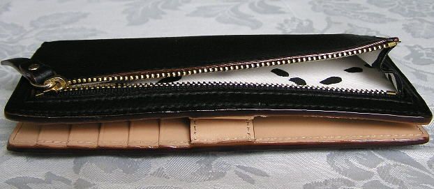 New Kate Spade Grant Street Stacy Leather Wallet Black