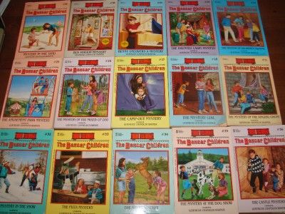 Lot 63 Boxcar Children Books Gertrude Chandler Warner 7g