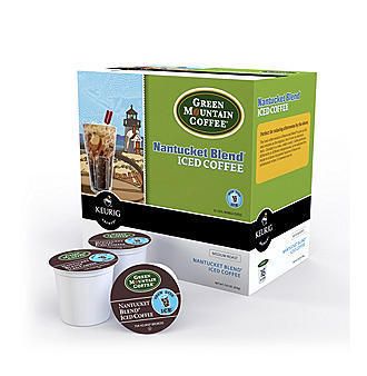 Green Mountain Coffee Nantucket Blend Iced Coffee K Cups 5 boxes of 16