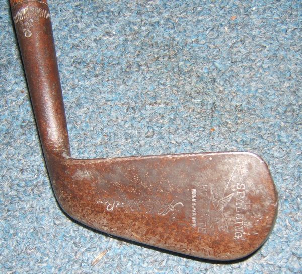 Vintage Golf Club Spalding Kro Flite Hickory Shaft Spalding Bros Great