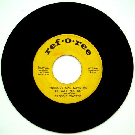  45 FREDDIE WATERS Nobody Can Love Me MEGA RARE SWEET SOUL GROUP LISTEN