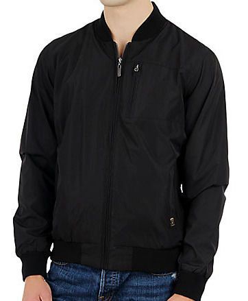 NWT MENS XL SURF ONEILL $69 ARMADA BOMBER JACKET COAT BLACK X LARGE