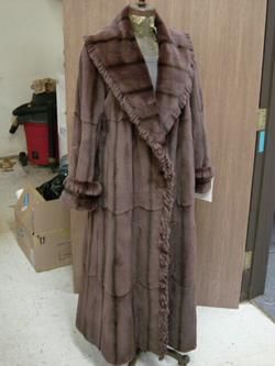 Giuliana Teso Mink Fringed 52 Coat Reversible $18 000