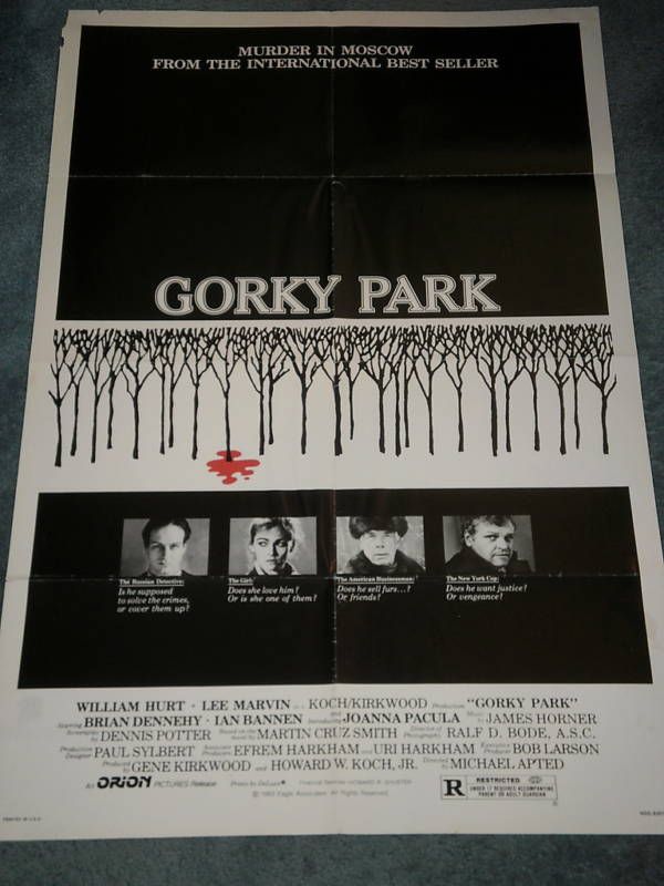 Gorky Park 1983 Lee Marvin Orig Movie Poster