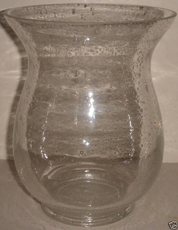 Clear Glass Hurricane Candle Holder or Vase from Michaels New