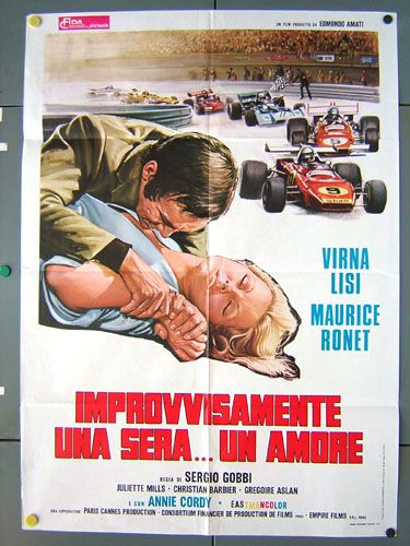 CK86 Virna Lisi RARE Car Racing Grand Prix Great 2sh It