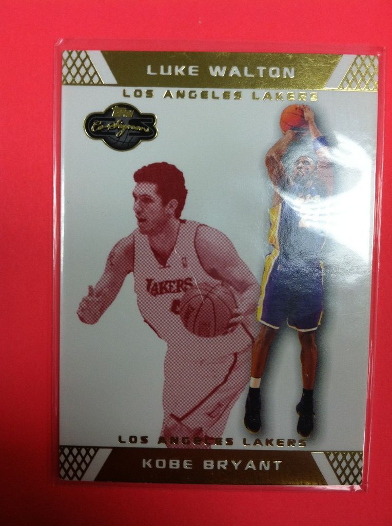 2007/08 TOPPS CO SIGNERS NM/MT #24 KOBE BRYANT LUKE WALTON 002/109