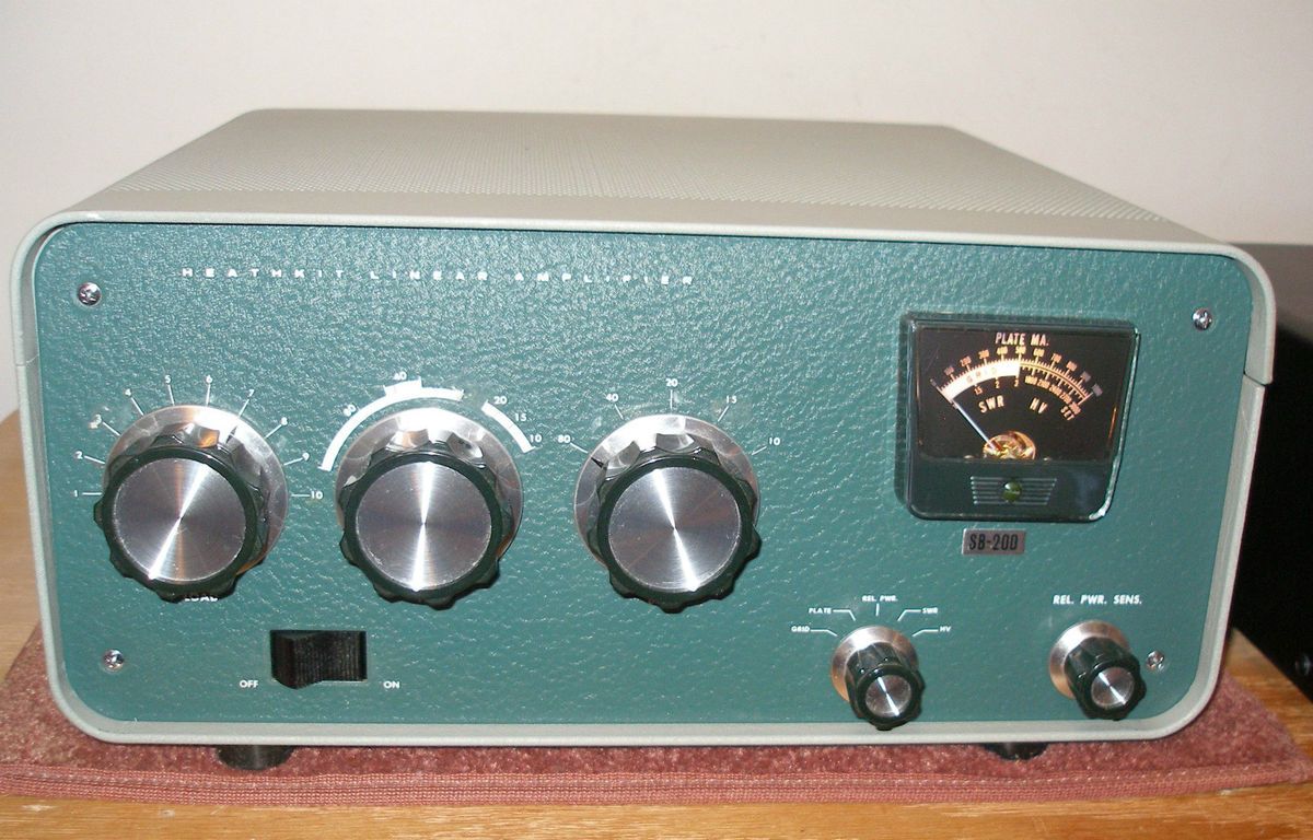 Heathkit SB 200 Amplifier w Harbach Soft Key Modification