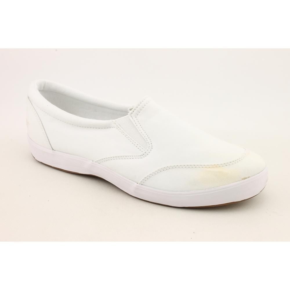 Grasshoppers Tamra Womens Size 12 White X Wide Textile Loafers Shoes