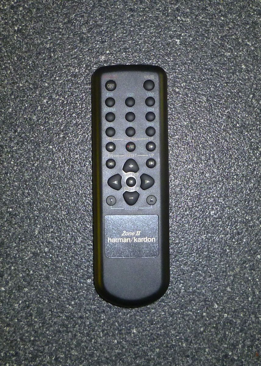 Harman Kardon AVR 340 Part Num RH18Z00 7 1 Receiver Secondary Remote