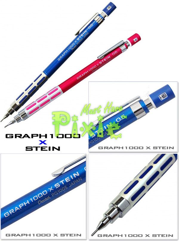 Pentel Graph 1000 x Stein 0 5mm Limited Edition 3 Mechanical Pencil